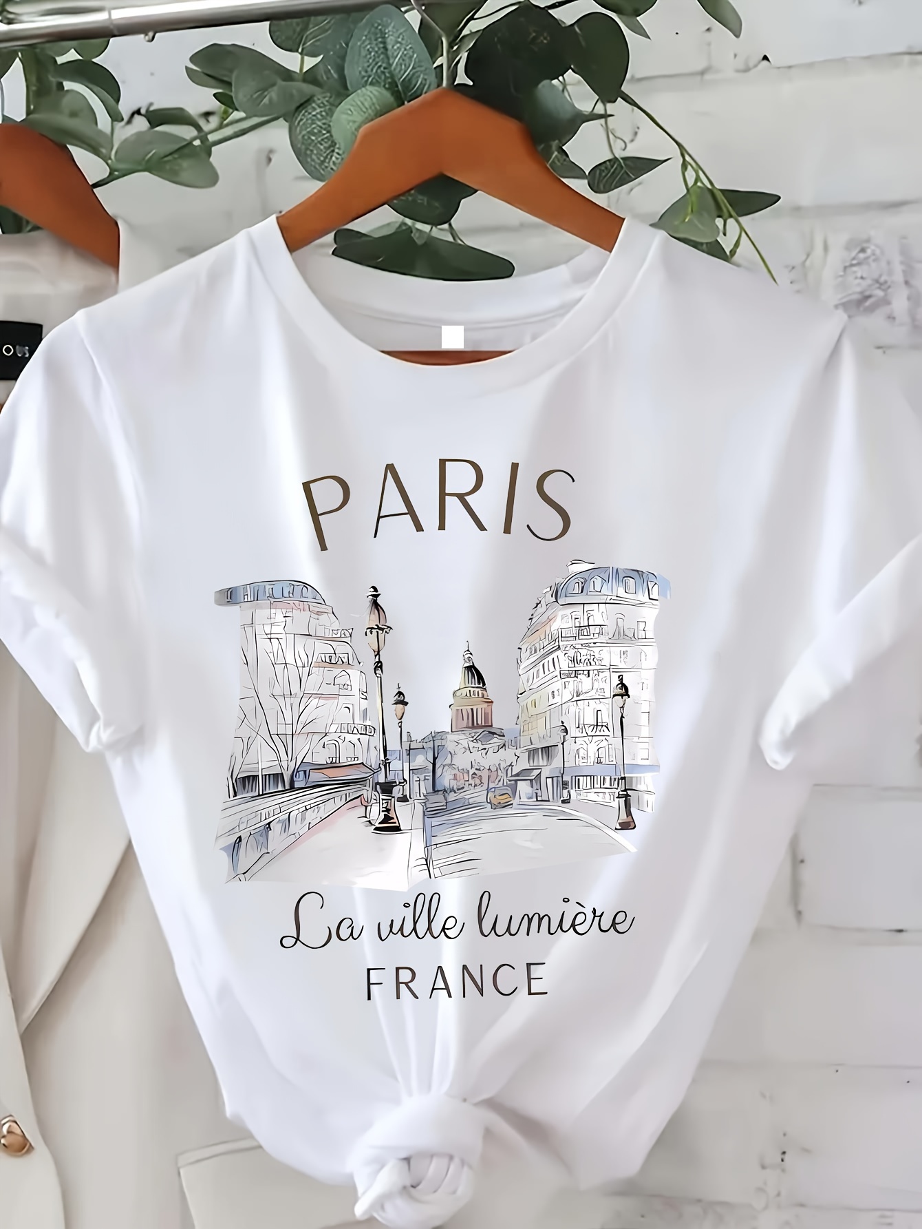 Summer Clothing In Paris - Paris Kadın Baskılı Tişört Kız Çocuk