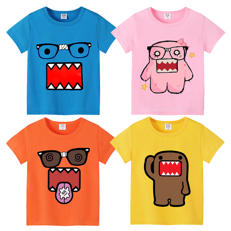 Summer Clothing Newborn - Sevimli Domos Kuns Kısa Kollu Karikatür
