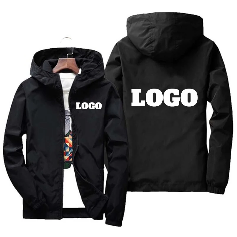 Summer Clothing Logo - Özel Marka Logosu Sonbahar Ceket Erkekler