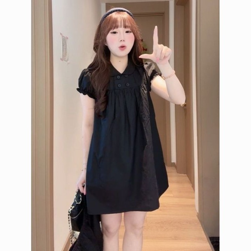Summer Clothing Looks - Bebek Yaka A Kesim Elbise İnce