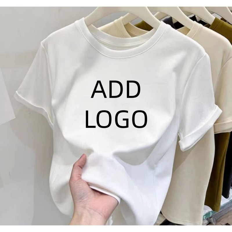 Summer Clothing Office - Özelleştirilmiş Toptan Pamuklu Kadın T Shirt