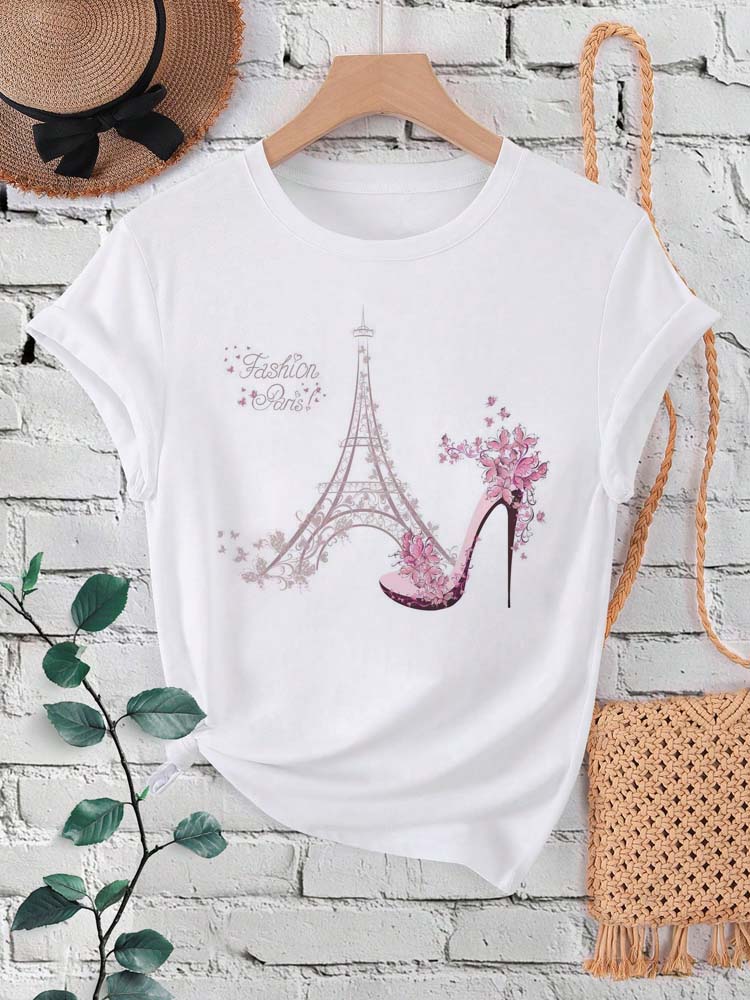 Moda Paris Eyfel Kulesi Baskı  - Summer Clothing In Paris incelemesi ve fiyatı