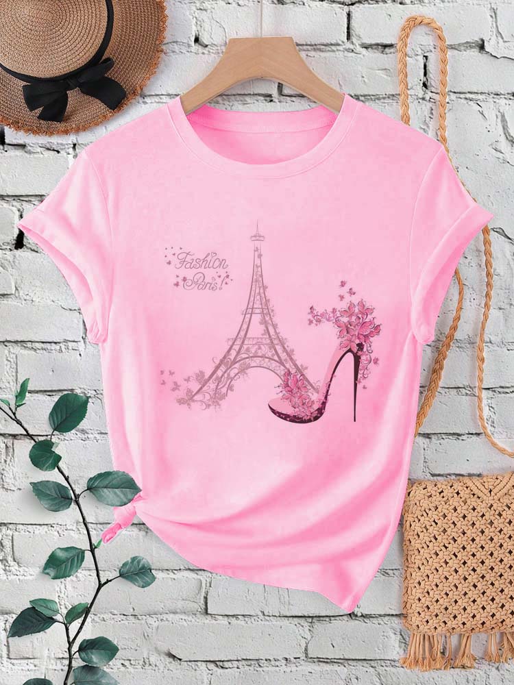 Moda Paris Eyfel Kulesi Baskı  - Summer Clothing In Paris incelemesi ve fiyatı