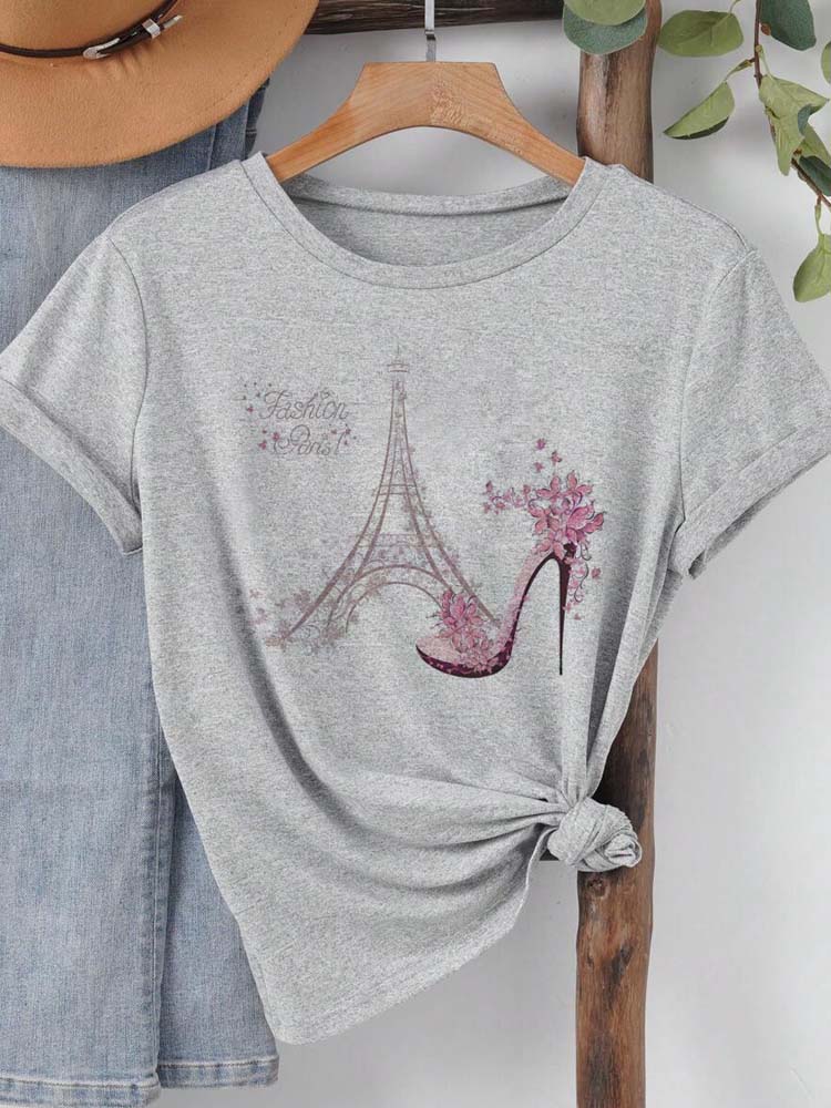 Moda Paris Eyfel Kulesi Baskı  - Summer Clothing In Paris incelemesi ve fiyatı