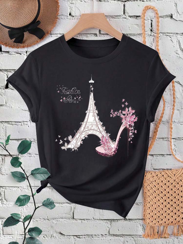 Moda Paris Eyfel Kulesi Baskı  - Summer Clothing In Paris incelemesi ve fiyatı