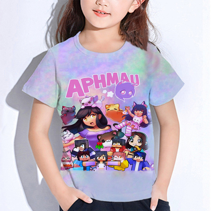Aphmau Cat ws kedi T shirt kar - Summer Clothing Newborn incelemesi ve fiyatı