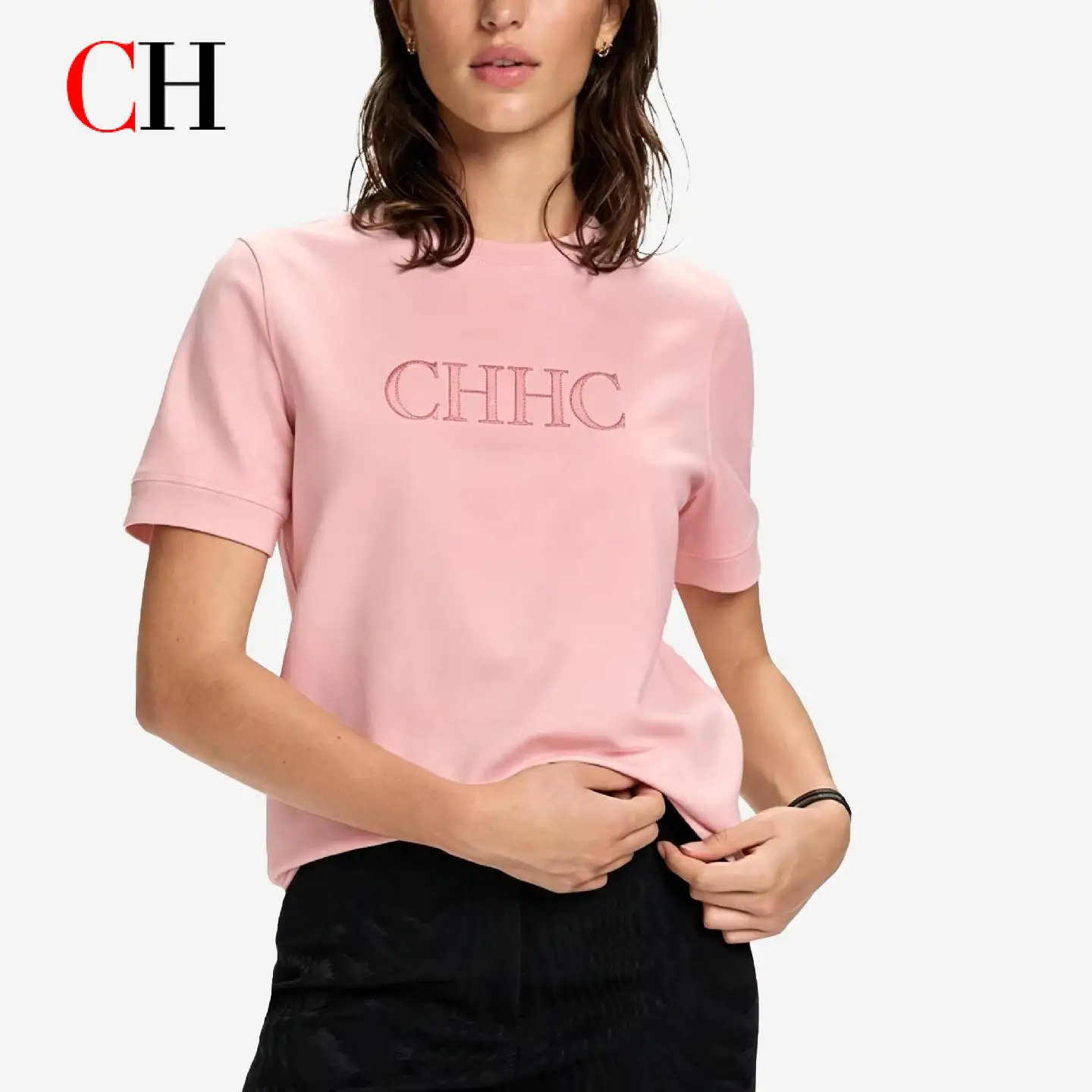 CH Kadın Giyim Pembe Pamuklu N - Summer Clothing Logo incelemesi ve fiyatı
