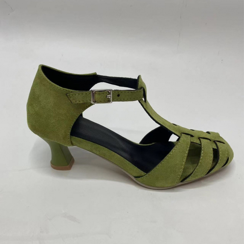 Kadın Yeşil Süet Kitten Topukl - Summer Clothing Office incelemesi ve fiyatı