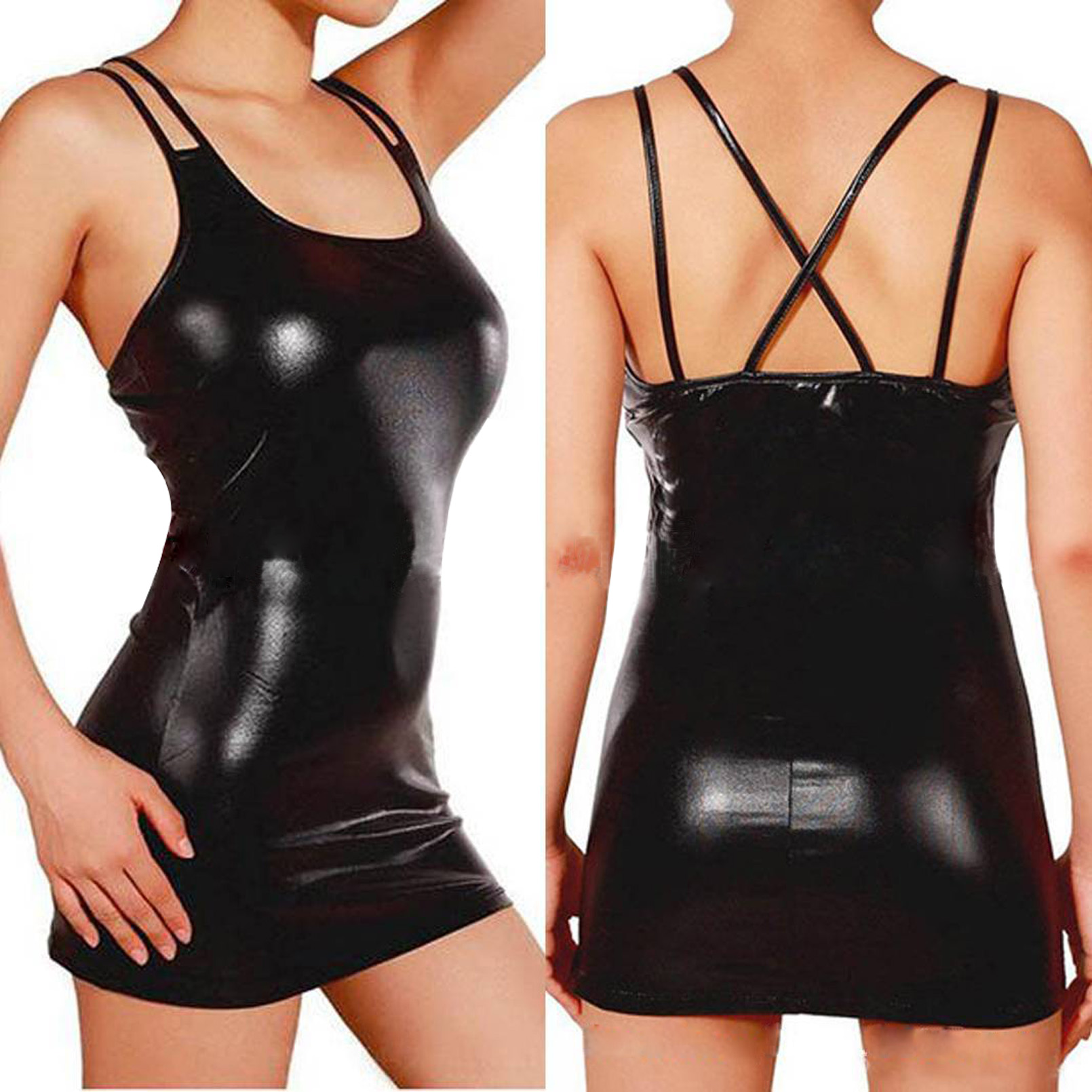 Seksi erotik sıcak Pu metalik  - One Summer Clothing Uk incelemesi ve fiyatı