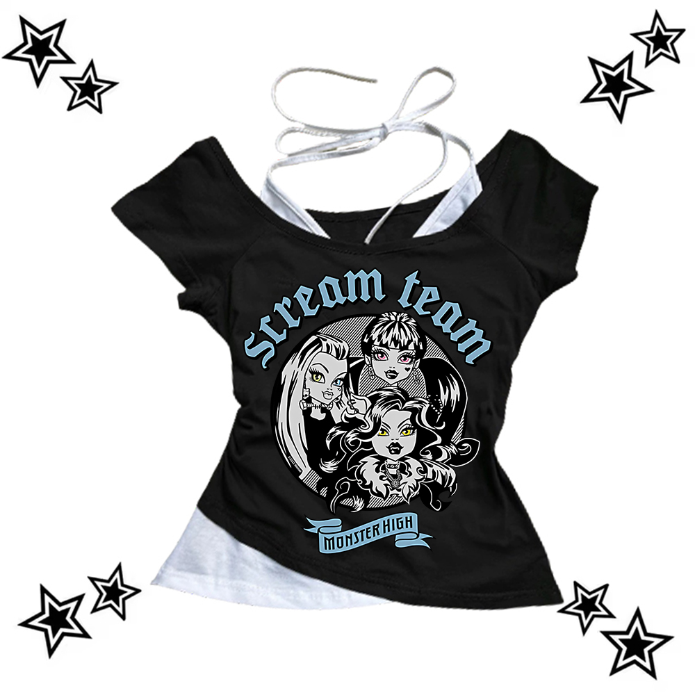 Estetik Punk Peri Tee kawaii b - Summer Clothing Newborn incelemesi ve fiyatı
