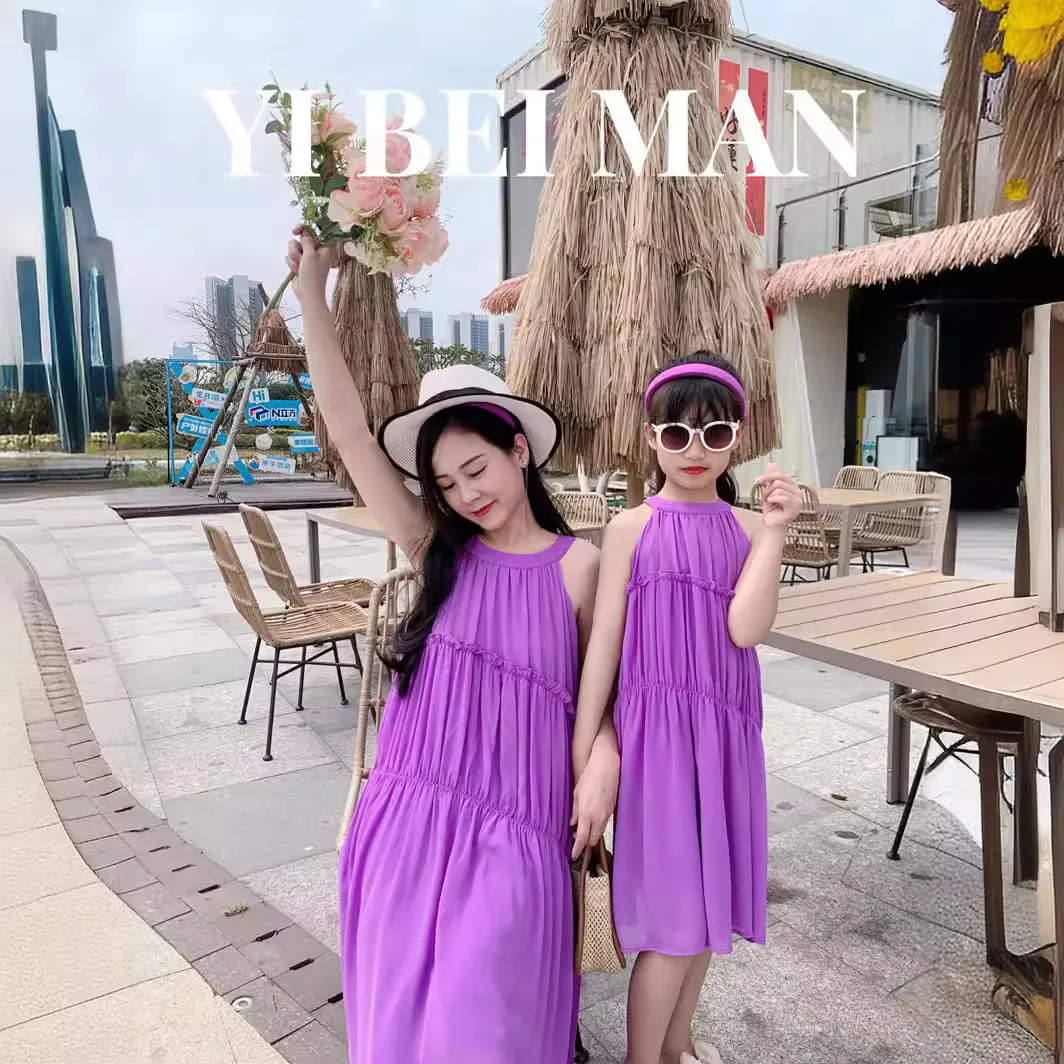 Tatil bak anne ve kızı mor elb - Summer Clothing Looks incelemesi ve fiyatı