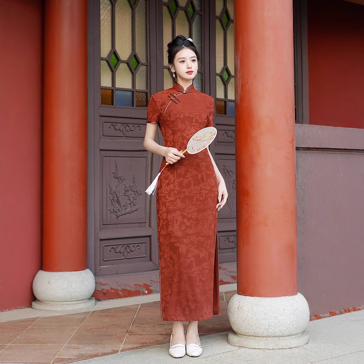 Yeni Cheongsam Uzun Elbise Miz - Summer Clothes incelemesi ve fiyatı